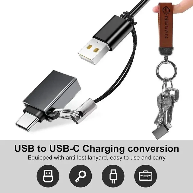 Alt view image 5 of 7 - USB C to USB Adapter 6 Pack USBC to USB Adapter USB A to USB C Adapter USB to USBC Adapter USB-C to USB Adapter C to USB Adapter for MacBook Pro/Air iPad Pro and More(Grey)