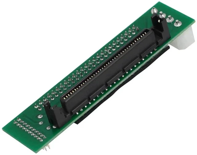 Alt view image 3 of 4 - SCA 80 Pin Female to IDE 50 Pin Male SCSI Hard Drive Adapter Converter, SCSI SCA80 to 50Pin IDE Interface Transfer Card for Vintage Server Hard Disk, Industrial Computer Storage Upgrade