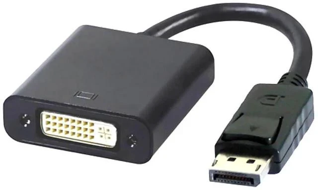 Main image of Gold-Plated DisplayPort Male to DVI Female Adapter, DP to DVI Digital Video Converter for PC, Laptop, Monitor and Projector