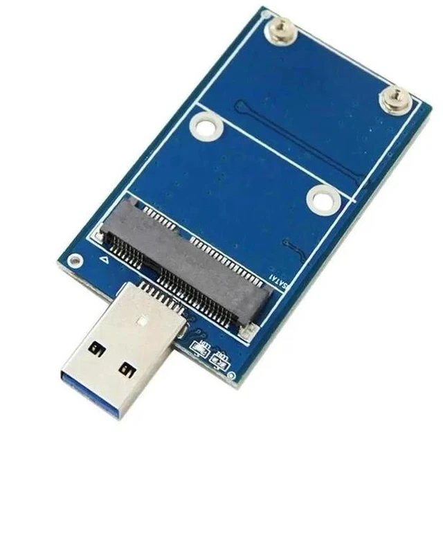 Main image of FOR Mini SSD Case mSATA to USB 3.0 Hard Drive Case mSATA USB Adapter External Solid State Disk Supports 30*30/50 mSATA SSD Hard Disk