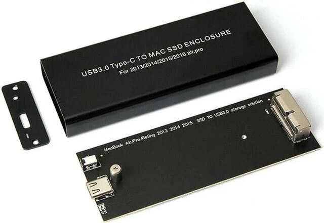 Alt view image 3 of 5 - Type-C USB3.0 to 16+12 Pin Enclosure for Macbook Air Pro 2013 2014 2015 Case