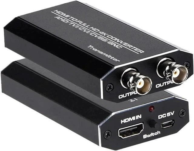 Main image of 1080P HDMI to Dual AHD Converter HDMI To BNC Video Converter Adapter - CCTV Outdoor Home Security Surveillance IP Camera System AHD DVR NVR Video Recorder
