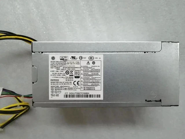 Alt view image 2 of 5 - PA-1181-6HY PCH023 PCG004 D16-180P1A 180 Watt Power Supply Replacement For ProDesk 400 G5 280 G4 600 800 G3 Desktop