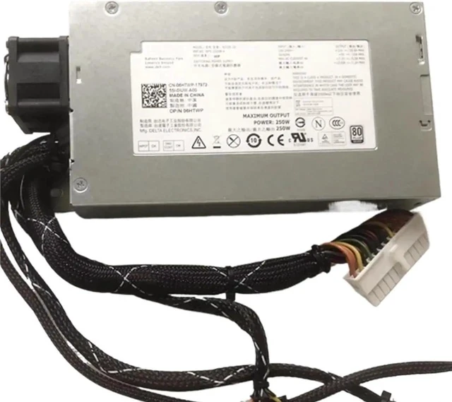 Alt view image 3 of 3 - 06HTWP 0CKMX0 for R210 Server 250W Power Supply N250E-S0 L250E-S0 NPS-250NB CN-06HTWP 6HTWP CKMX0