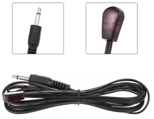 Alt view image 3 of 3 - 3.5mm to IR Receiver Cable 5FT Infrared Remote Control Extender Repeater Cable 1.5m3 Receiver Extension Cord for Extender Repeater System IR Emitter for Set Top Box