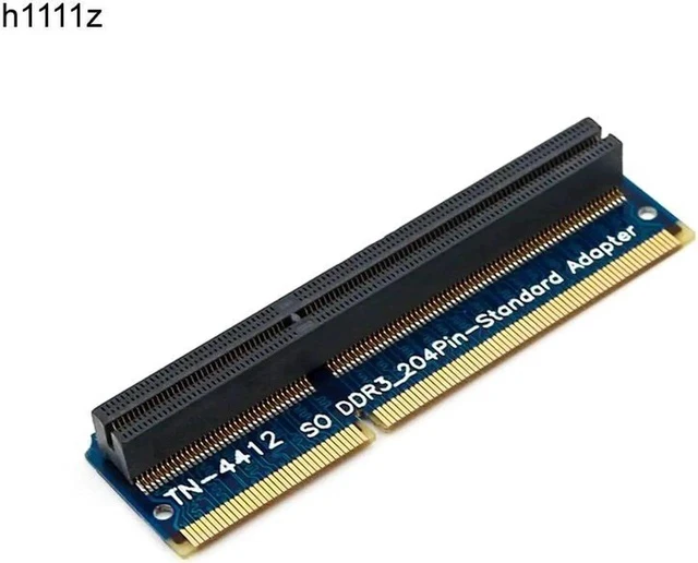 Alt view image 6 of 6 - DDR3 SO DIMM to Desktop Adapter SO DIMM DDR3 Memory RAM Adapter Card 204Pin Standard Slot Memory Tester Computer Components