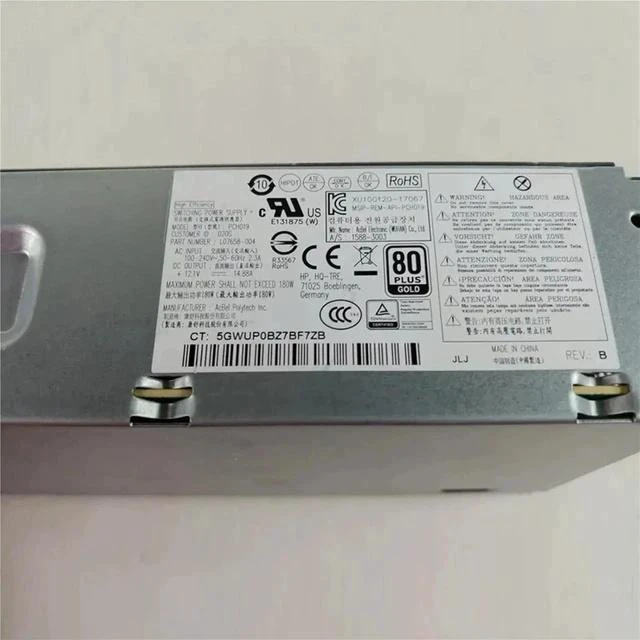 Main image of 180W PSU L07658-004 L07658-001 for S01 280 G3 G4 G5 SFF Power Supply PCH019 PA-1181-3HB