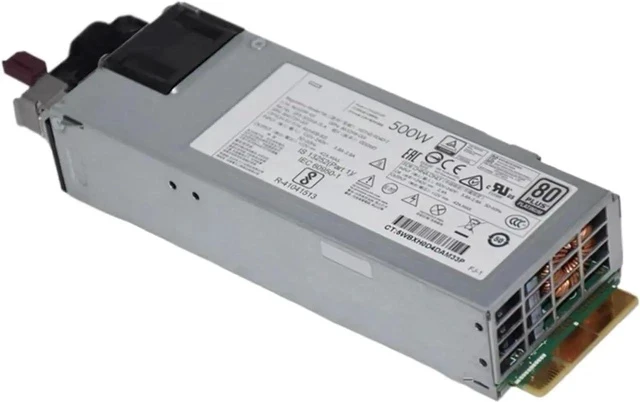 Alt view image 2 of 4 - 1Pcs 500W for DL380 G10 Gen10 500W Power Supply HSTNS-PL40-1 865398-001 866729-001 865399-201 865408-B21 PS-2501-3CH