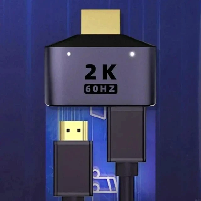 Alt view image 3 of 3 - 5-Pack HDMI Splitter 1 in 2 Out, 2K 1x2 Ports Powered Splitter, Full Ultra HD 1080P 3D Support for TV Monitor Projector