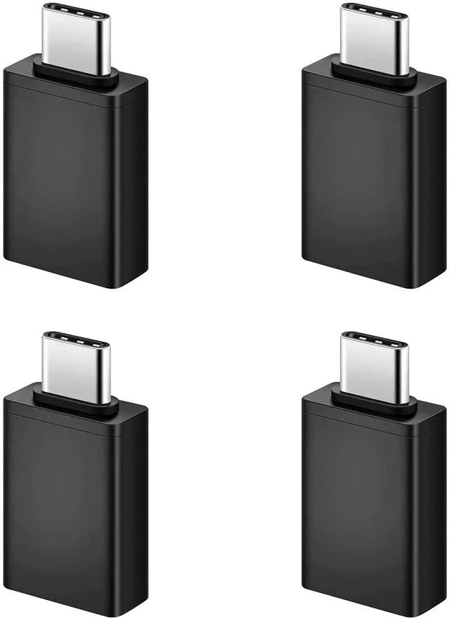 Main image of USB C to USB 3.0 Adapter Cable 4 Pack, USB Female to USB C Male Adapter Fast Charging for Charger, USB-C to UAB A Converter for MacBook pro Laptop PC iMac iPad air and More Type c Device