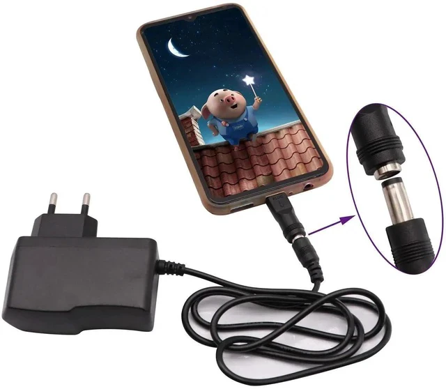 Alt view image 3 of 5 - Type C Power Adapter - 2Pack DC 5.5x2.1mm Female Connector for Type C USB Charging Device