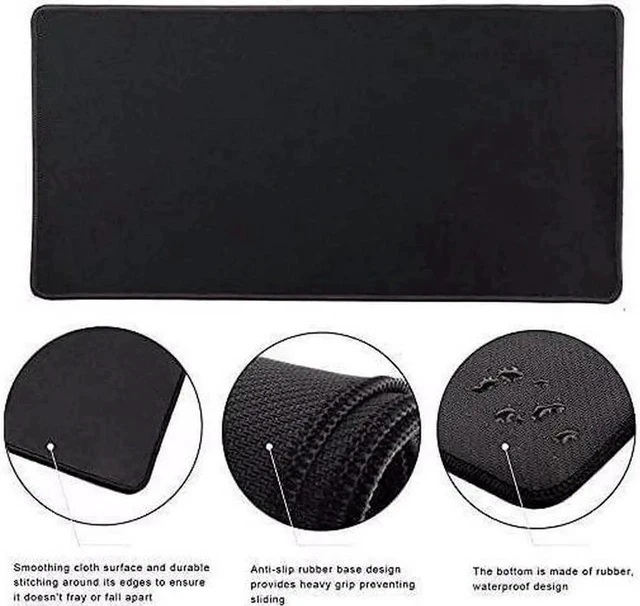 Alt view image 4 of 6 - Anime One Piece Mouse Pad,Extended Gaming Mouse Pad with Stitched Edges, Large Mouse pad with Non-Slip Rubber Base for Work & Gaming, Office & Home, 35.4x15.7inch