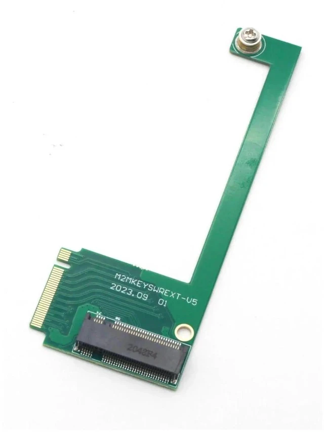 Alt view image 3 of 4 - M2 Modified Board PCIE 4.0 for Rog Ally Handheld Console SSD Memory Card Adapter Converter Transfer Board 90° M2 Transfercard for RogAlly Handheld Board Accessories