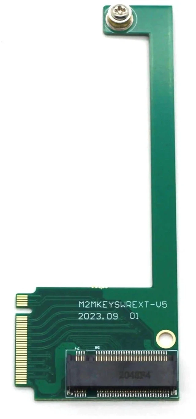 Alt view image 2 of 4 - M2 Modified Board PCIE 4.0 for Rog Ally Handheld Console SSD Memory Card Adapter Converter Transfer Board 90° M2 Transfercard for RogAlly Handheld Board Accessories