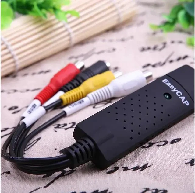 Alt view image 2 of 5 - USB 2.0 Video Capture Adapter Easycap AV TV DVD DVR Capture Card Stereo Audio