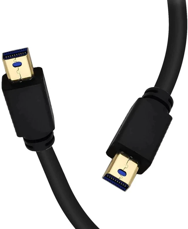 Alt view image 6 of 6 - Mini DisplayPort Cable, 1FT 8K Mini DisplayPort (Mini DP) Male to Male 8K Extension Cord for with Mini DP PC/Laptop (Male to Male)