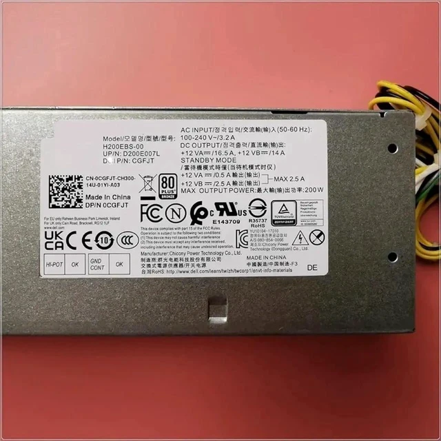Alt view image 5 of 6 - 3050 5050 7050 3060 5060 7060 7070 3070 200W Power Supply PSU H200EBS-00 L200EBS-00 AC200EBS-00 H200NS-00