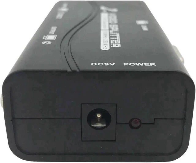 Alt view image 2 of 4 - 1 in 2 Out VGA Splitter 2-Port 250MHz VGA Distribution Hub, Supports Max 1920x1440@60Hz Resolution for PC, Monitor, Projector