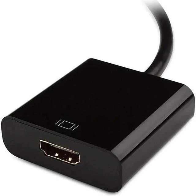 Alt view image 5 of 6 - DisplayPort to HDMI Adapter Converter Support 1080P - Male to Female DP to HDMI for DisplayPort Enabled Desktops and Laptops to Connect to HDTV/HDMI Displays - Black
