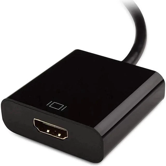 Alt view image 5 of 7 - DisplayPort to HDMI, Display Port to HDMI Adapter 1080P Gold Plated (Male to Female) for DisplayPort Enabled Desktops and Laptops to HDMI Converter Connect Displays, Black