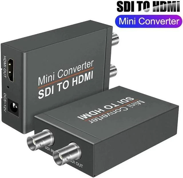 Main image of SDI(SD-SDI/HD-SDI/3G-SDI)to HDMI Converter SDI to HDMI Converter Adapter,SDI in HDMI Out SDI in SDI Out Loopout 1080P@60Hz Video Audio Splitter, Auto Format Detection and Stereo Audio De