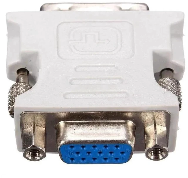 Alt view image 6 of 6 - 1pc DVI-D To VGA Adapter DVI-D 18+1Pin Dual Link Male to VGA 15 Pin Female Plug Adapter For PC Laptop