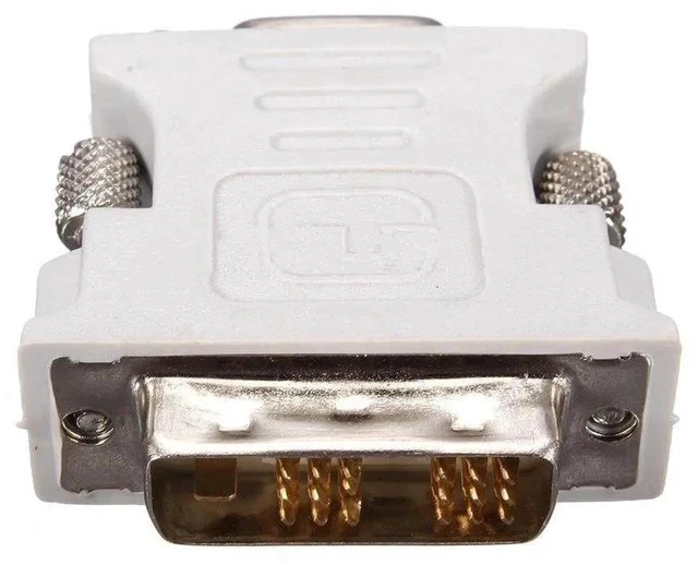 Alt view image 4 of 6 - 1pc DVI-D To VGA Adapter DVI-D 18+1Pin Dual Link Male to VGA 15 Pin Female Plug Adapter For PC Laptop