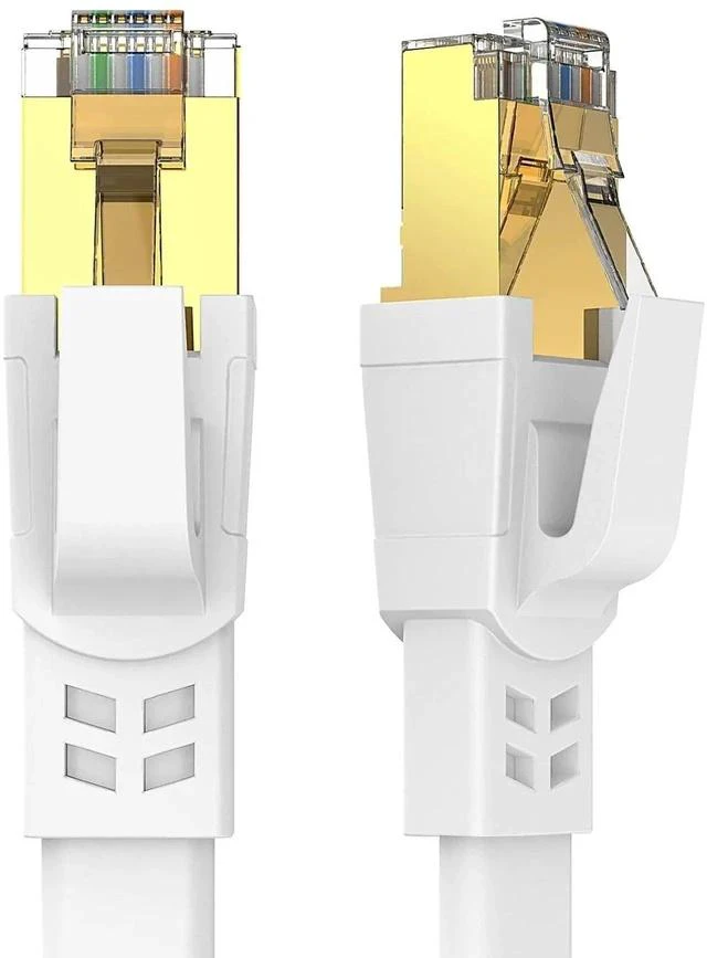 Main image of (2 Pack) Cat 8 Ethernet Cable 6 ft, High Speed Internet Cable with 40Gbps 2000Mhz, Shielded Direct Burial RJ45 Network Cable