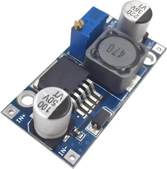 Alt view image 3 of 3 - LM2596s DC-DC Buck Converter 3A Adjustable Voltage Regulator 3.2-35V 1.25-35V DIY Power Supply Step Down Module (1 Pack)