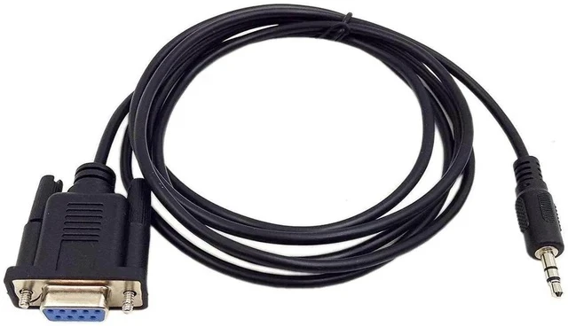 Alt view image 3 of 5 - DB9 9 Pin Female to 3.5mm Male Plug Serial Cable RS232 to 1/8 inch Conversion Cable Cord- 6FT/1.8M