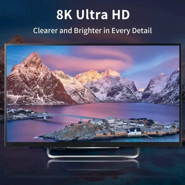 Alt view image 6 of 7 - Displayport to Mini Displayport Adapter, Displayport 1.4 Adapter 8K UHD Video - DisplayPort Male to Mini DisplayPort Female Adapter, DP to mDP 1.2 Monitor Extension Adapter, 2Pack