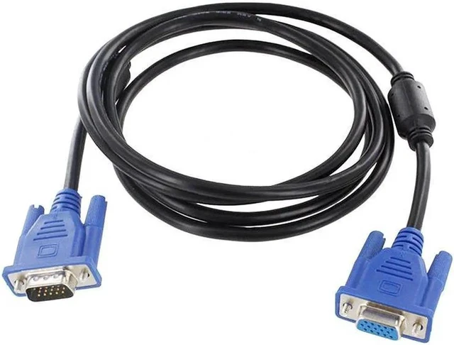 Alt view image 2 of 5 - VGA Male to Female Extension Cable Video LED Monitor Wire M-F 6Ft 1.8M