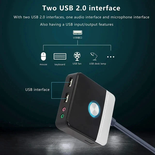 Alt view image 7 of 7 - Reset HDD Button Switch Desktop PC Computer Case Power Supply Supplies on/Off with Dual USB PortsAudio Ports and Reset HDD Push Button Switch for Home, Office, Internet Cafes(Cable 120CM