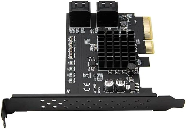 Alt view image 3 of 5 - PCI Express Raid Card 4Port SATA 3.0 Add On Card Marvell 88SE9230 Chip PCIE SATA Raid Controller PCI-E to SATA HDD SSD Raid Card