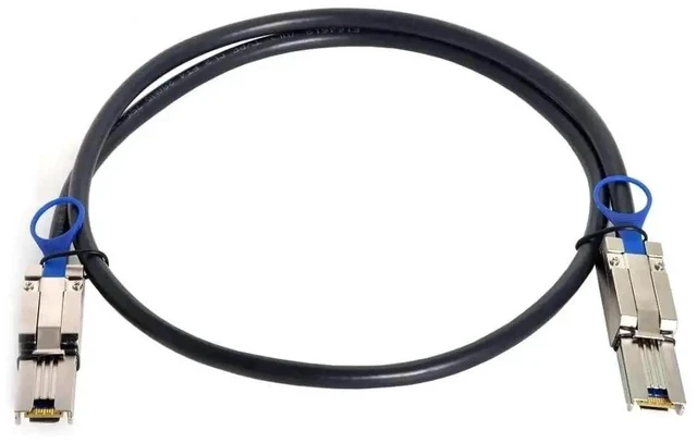 Alt view image 3 of 7 - 0.5M SFF-8088 to SFF-8088 External Mini SAS Extension Cable, 26Pin 4-Lane Multilane 6Gbps SAS 2.0 RAID Storage Cable for Server JBOD Data Center