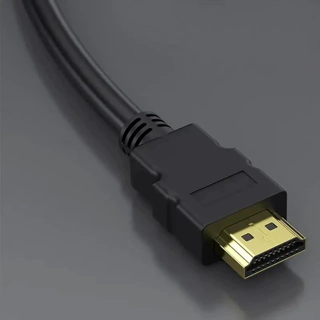 Alt view image 2 of 6 - 1080P HDMI Splitter Cable 1 in 2 Out Dual Port Y Converter Cord Extender Adapter for Xbox PS3 LCD HDTV