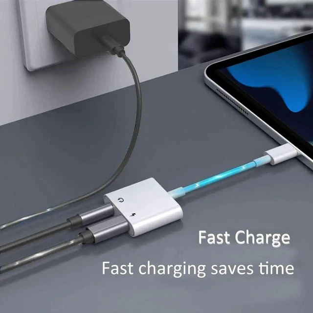 Alt view image 3 of 7 - 2 Pack Mfi Certified Lightning to 3.5 mm Headphone Jack Adapter for iphone Dongle Aux Cord 2 in 1 Charger and Aux Audio Splitter Adapter Compatible with iphone 14 13 12 11 X