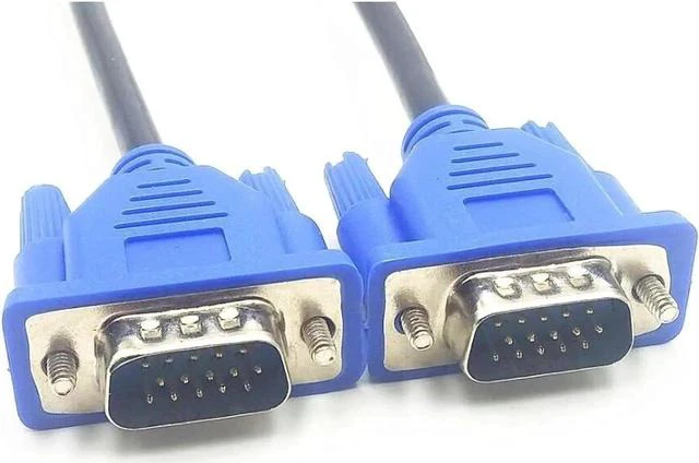 Main image of VGA-VGA Standard 15-Pin VGA Male to VGA Male Cable, 4.8Ft(3+5)