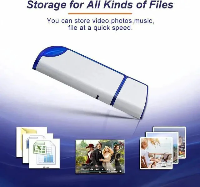 Alt view image 6 of 6 - 32GB FAT32 Format USB 2.0 Flash Drives USB Memory Stick for Game Capture Card/Cassette Player/Computer/Laptop/External Data Storage with Indicative Light