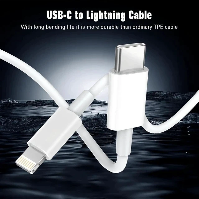 Alt view image 7 of 7 - USB C to Lightning Cable Carplay Cable 3FT Car iPhone Charger Fast Charging Cord for iPhone 14 13 12 11 Pro Max XR XS X 8 Plus Car Charging Cord