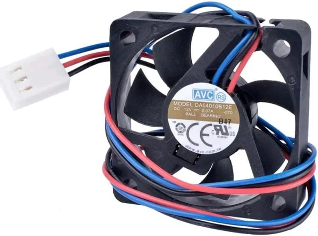 Alt view image 2 of 5 - DA04010B12E 4cm 40mm fan 40x40x10mm 12V 0.07A Double Ball Bearing North and South Bridge Silent Cooling Fan