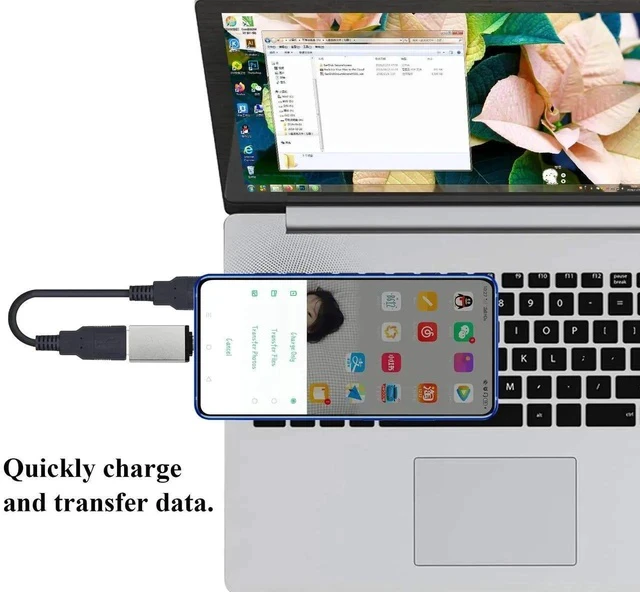 Alt view image 2 of 6 - 2-Pack OTG Micro to USB Adapter, Aluminum Alloy, Silver