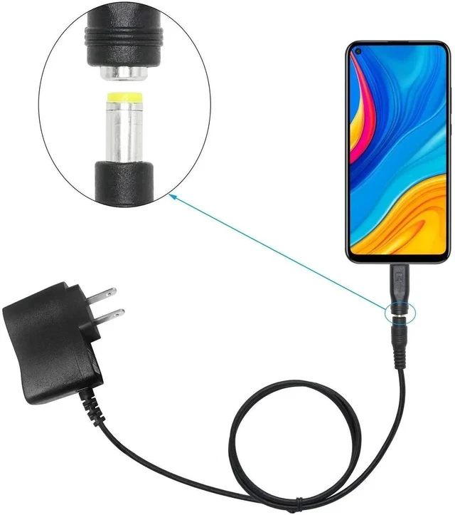 Alt view image 4 of 6 - 5 PCS USB Micro to DC Adapter Plugs Connectors 5.5 x 2.1mm