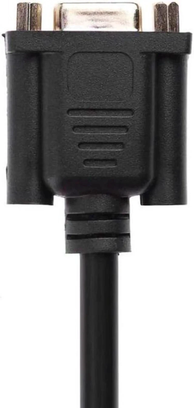 Alt view image 5 of 7 - DVI D to VGA Adapter Cable 24 + 5 Pin DVI Plug to 15 Pin VGA Socket