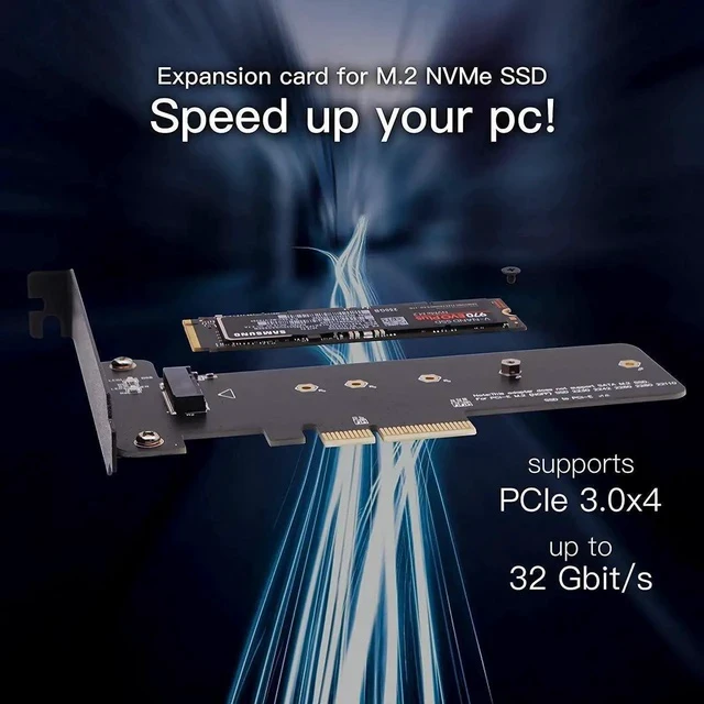 Alt view image 5 of 6 - PCI Express M.2 SSD NGFF PCIe Card to PCIe 4.0 x4 M2 Adapter (Support M.2 PCIe 22110,2280, 2260, 2242)