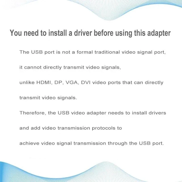 Alt view image 5 of 7 - USB to VGA Adapter for Monitor VGA to USB 3.0/2.0 Converter 1080P Multi-Display Video Cable for Laptop Desktop PC to Monitors Projector TV. (Not Support Chromebook)