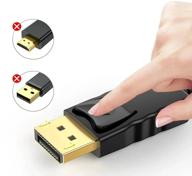 Alt view image 6 of 7 - DisplayPort to VGA Cable 6 FT, 10-Pack Display Port DP to VGA Adapter Cord Male to Male HD Video 1080P for Computer, Monitor, TV, Projector