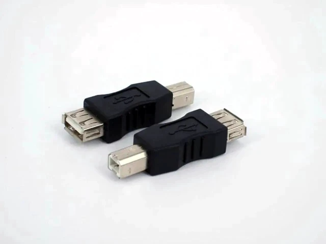 Alt view image 2 of 5 - USB 2.0 A Female to USB B Male Print Adapter Converter - 2 PCS