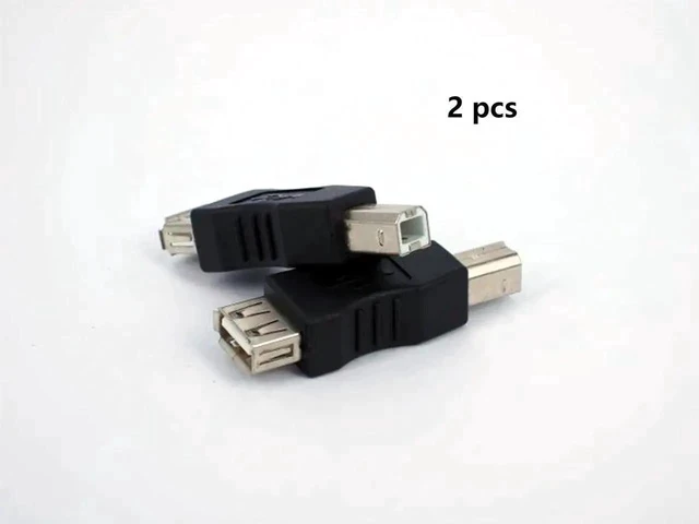 Alt view image 5 of 5 - USB 2.0 A Female to USB B Male Print Adapter Converter - 2 PCS