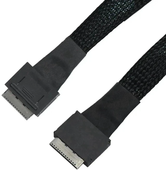 Alt view image 5 of 7 - PCIe 4.0 Oculink Cable SFF-8611 to SFF-8611 8i Server Internal Data Cable, 50CM / 1.6FT